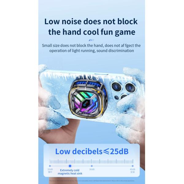 Telefono móvil Semiconductor magnético de cinta trasera radiador de enfriamiento universal X76