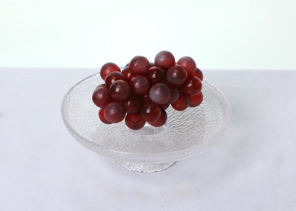 Centrifugal Casting Lead Free Glass Bowls Fruit Food Hammered Glass Bowl