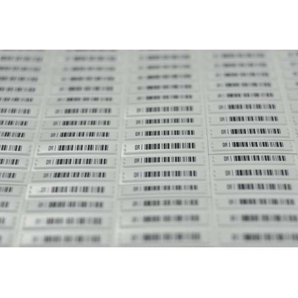 反盗難のための DR AM EAS RF のラベル、低密度ポリエステル ポリエチレン 0.12mm