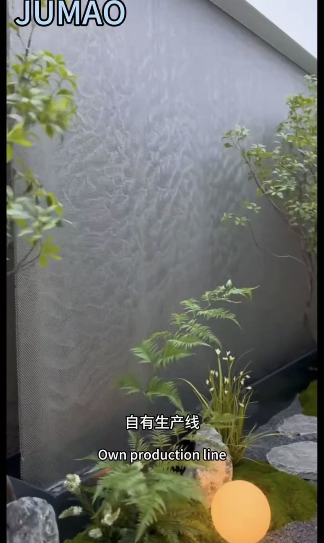 Windproof & Anti-Splash Thickened 304 Stainless Steel Water Curtain for All-Weather Outdoor Use