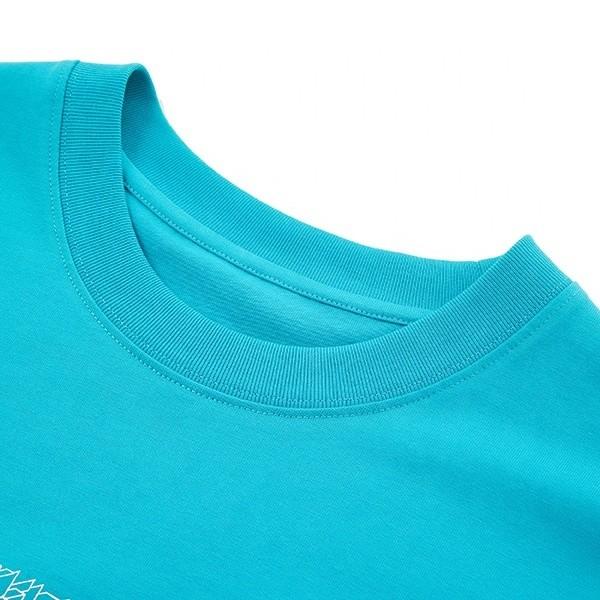 O Neck Custom Unisex T-shirts tricô Anti encolher com detecção de agulha