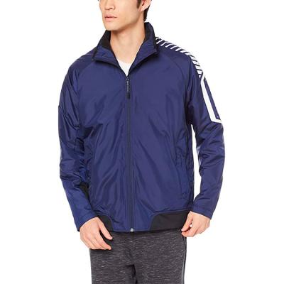 Revestimentos do treinamento dos esportes dos homens que montam a parte superior lisa Windproof superior de Logo Winter Sportswear Long Sleeve