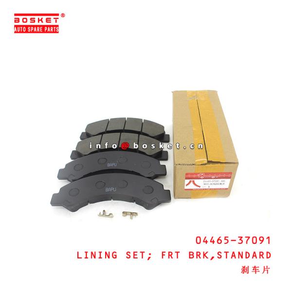 04465-37091 Conjunto padrão de revestimento do travão dianteiro para ISUZU HINO