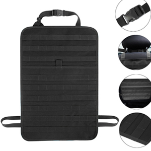Universal Tactical Seat ​Back Organizer Vehicle Molle Panel Organizer Storage Bag With Detachable Molle Pouch