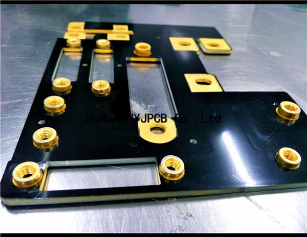 Led Field Copper Core PCB Black Solder Mask For Car Turn Lights / Car Bulb