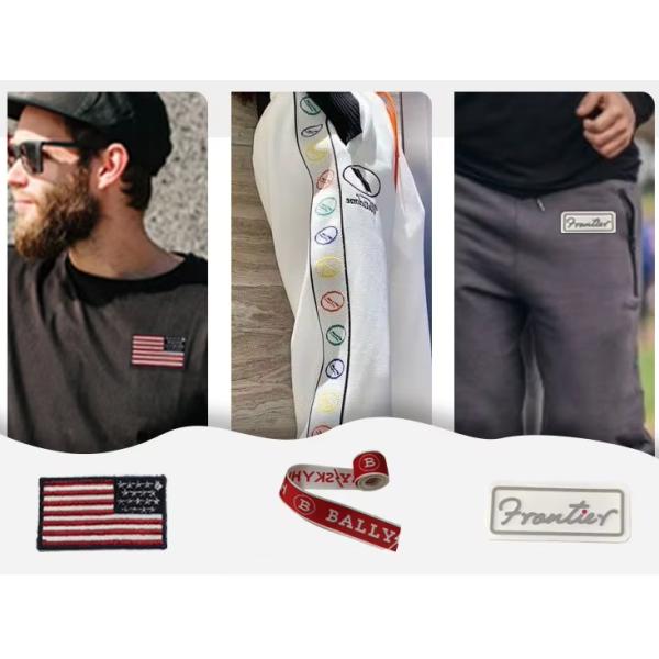 3D Silicone Printing Heat Transfer Logo Garment Labels Silicone Badge