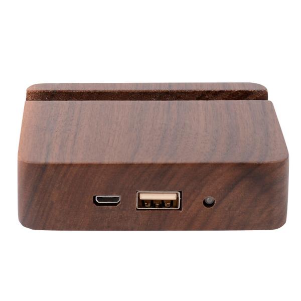 5200mAh Emergency Wooden Phone Charger , Ultra - Thin Easy Carry Power Bank