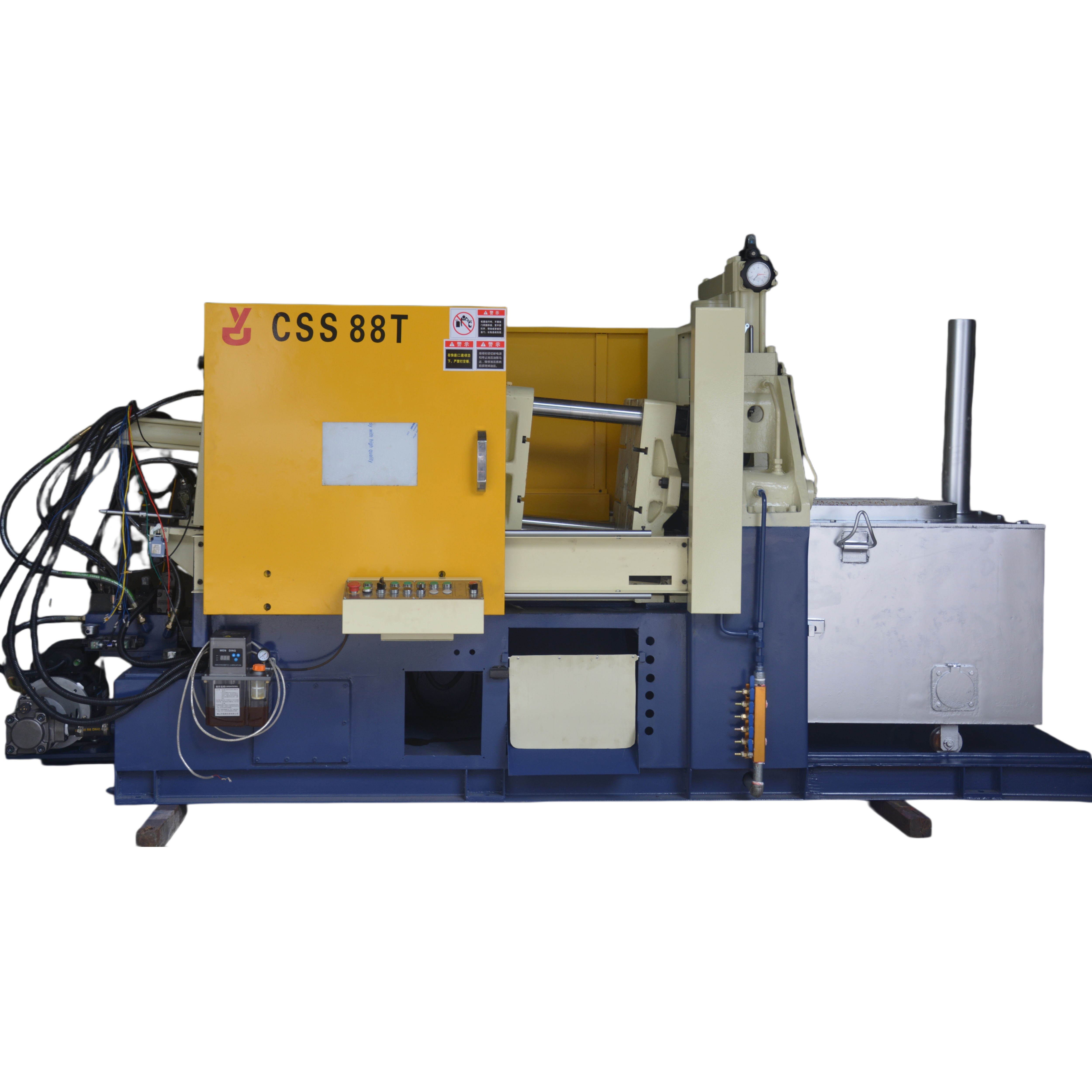 88T Zinc Hot Chamber Die Casting Machine For Auto Components Metal Die Casting Fabrication PLC
