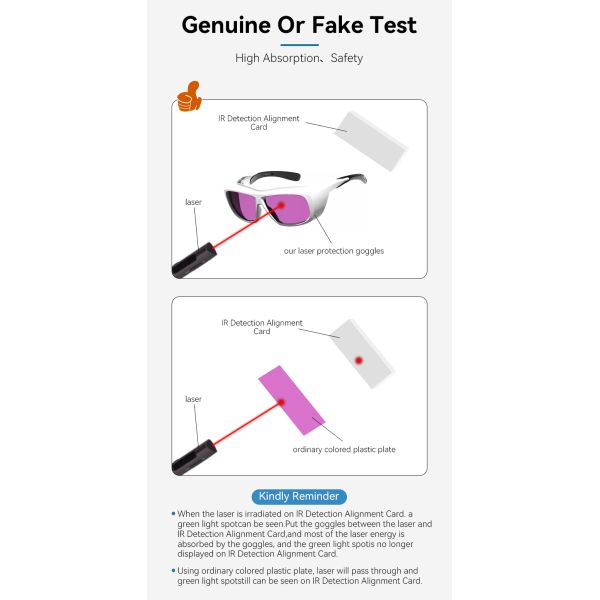 co2 laser protection glasses co2 laser protection glasses eye protection glasses professional laser glasses 808nm 810nm 904nm 980nm 1064nm 800-1080nm Laser glasses protection eye protection glasses