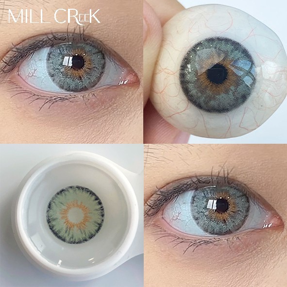 Annual Cosmetic Contact Lenses 8.5mm Base Curve 38% Water Content For Makeup