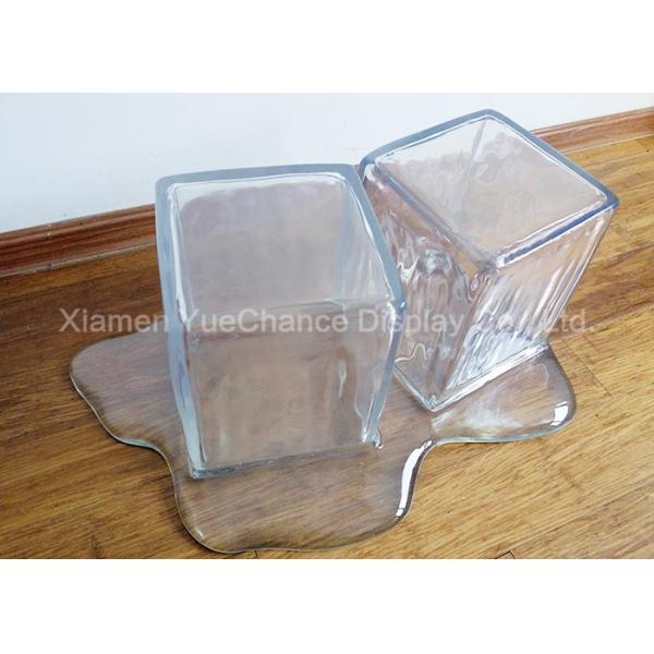 Glaçon en cristal transparent de résine toutes les techniques faites main avec