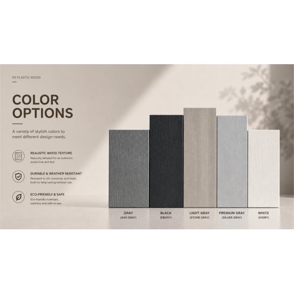 Eco-Friendly Plastic Lumber Perfect For Outdoor Tables And Chairs