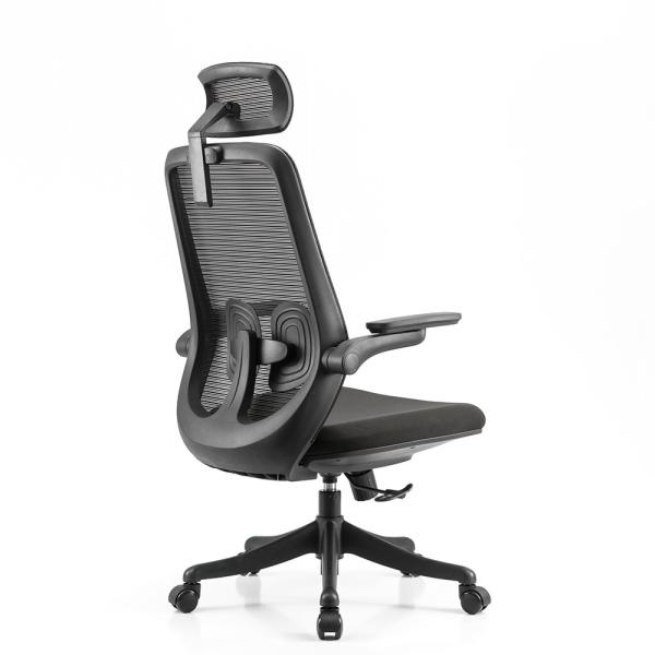 Ergonomic Mesh Office 2D Adjustable Swivel Desk Chair High Back Flip Up Arms
