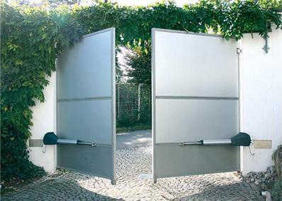 Swing Double Straight Arm Swing Gate Motor For Access Control Gate Remote Controlled