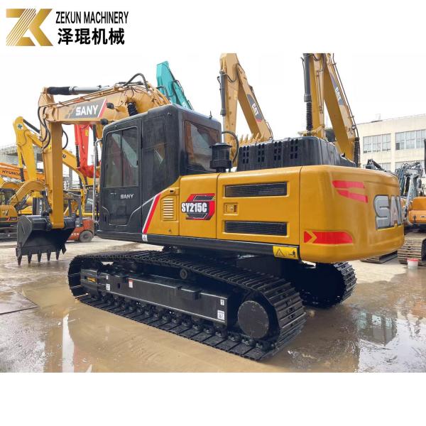 21ton SANY Sy215c Excavator Used 118 Kw Secondhand Excavator