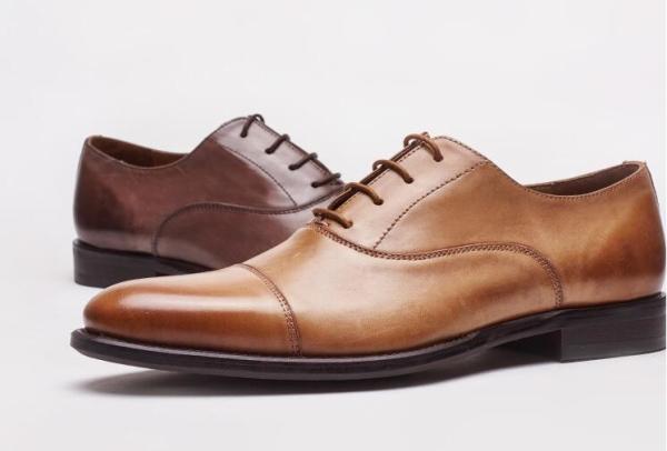 Business / Wedding Men's Dress Shoes Bullock Genuine Leather Lace Up Brogues