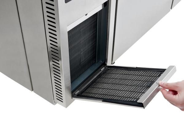 Commercial Tabletop Counter Refrigerator 201/304 Chiller Drawer Glass Door Salad Application Cooling Type Cooler Table Freezer