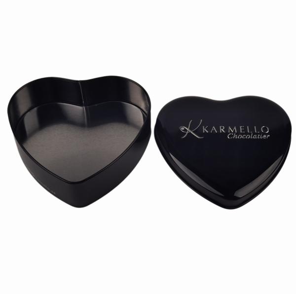 Promotion Heart Shaped Chocolate Tins Gift Tin Box For Holiday Season