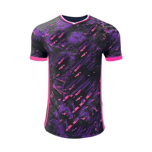 Durable Africa Cup Player Version Jersey With Jacquard Dot Stripe Twill Plain Butterfly