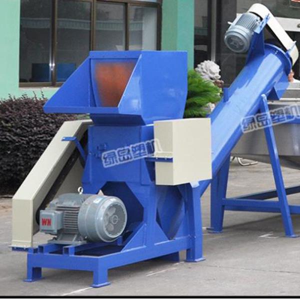 4000 Kg Wet Film Crusher Machine , 6 Rotary Knife Energy Saving Waste Plastic Crusher