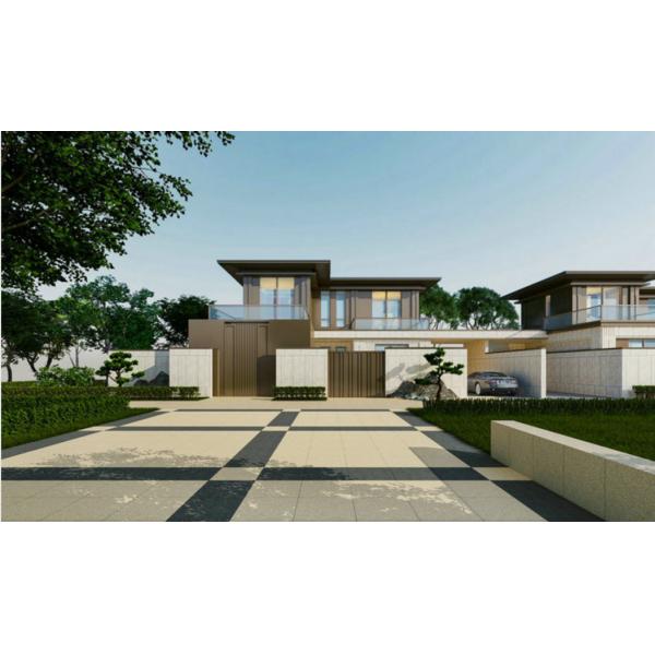 Hotel Walkway Tiles Modern Style Outdoor Porcelain Rustic Granite Tile Matte Finish