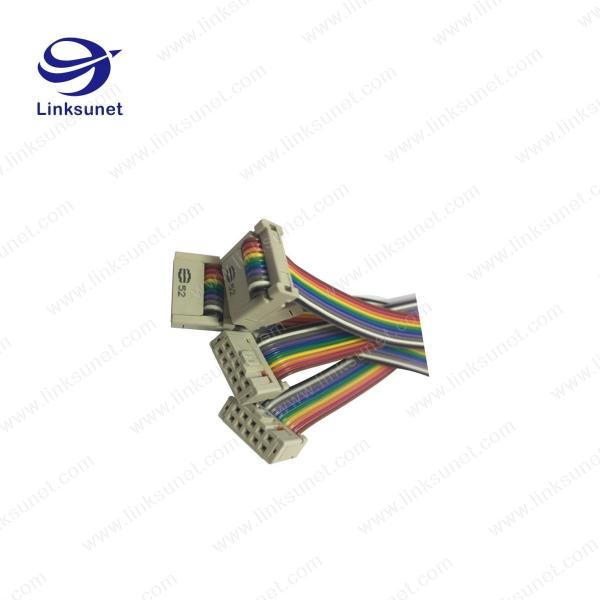 3M C3811 / 26SF add HRS FX2B-52SA-1 , 10 way 2.54mm pitch , right angle mother IDC Connector Termial Harnes / Matiel PA6