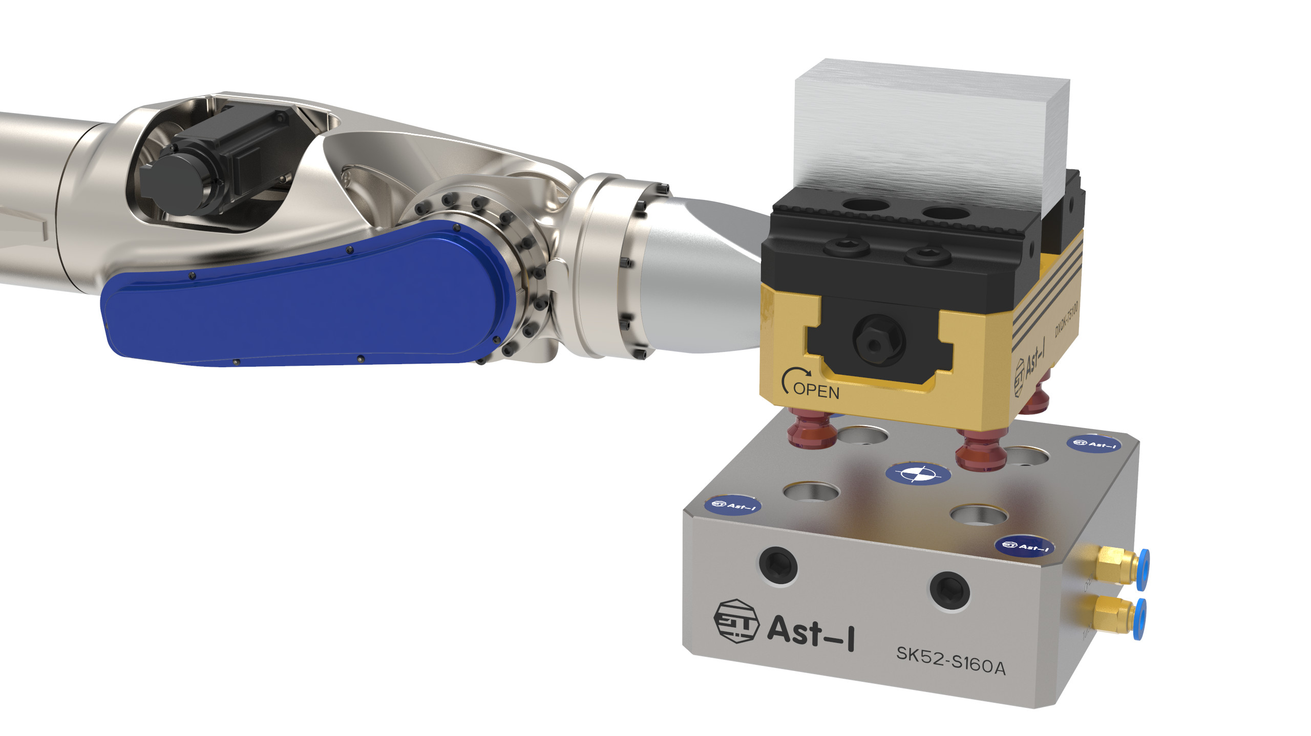 Решения CNC Workholding гибкого стального приспособления изменения CNC быстрого пневматические