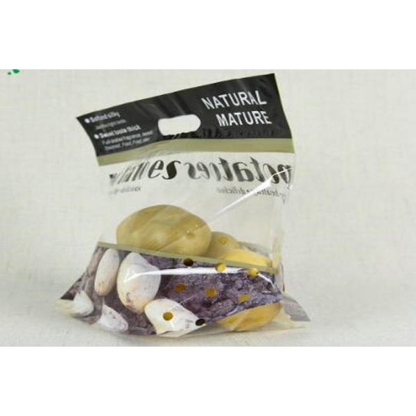 Clear Transparent Fresh Fruit Bags Breathable Laminated Plastic Gloosy / Matte Surface