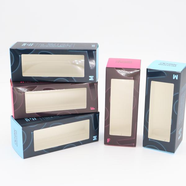 Cajas de embalaje cosmético personalizadas Cajas de embalaje de aceite esencial Impresión de logotipo con PVC