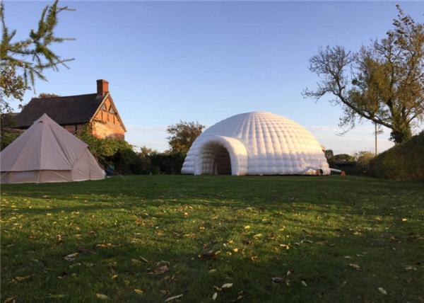 Heat Sealing Inflatable Event Shelter PVC Coated Cloth Airbag Outdoor