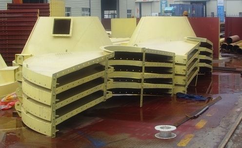 100ton steel material cement silos for concrete plant