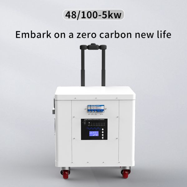 3500W AC Output Portable Power Station with LiFePO4 Battery and Wall-Mounted Design