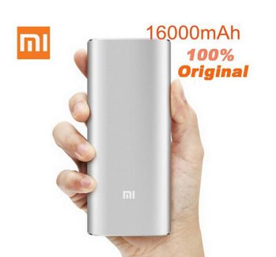 100% Original Xiaomi Power Bank 16000mah Dual Usb Power Bank High Quality Charger