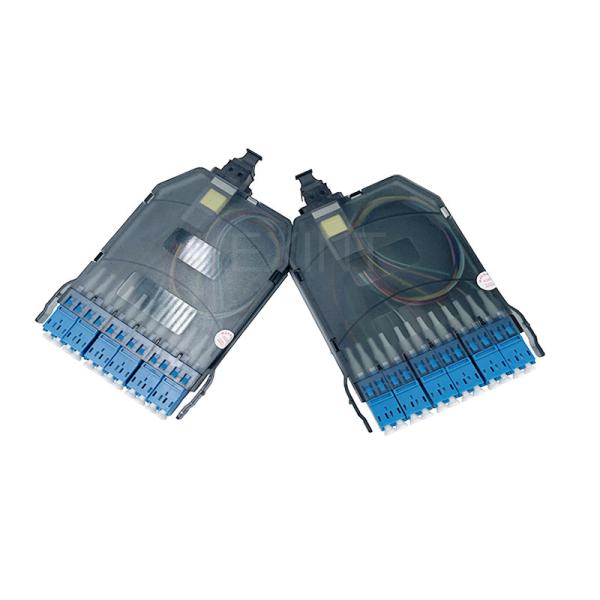KEXINT Fiber Optic Modular MPO MTP Cassette 12 Fiber LC UPC Single Mode ABS Shell