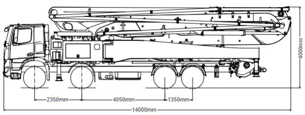 Подержанный SANY Putzmeister M56 Meter отремонтированный грузовой насос SYG5441THBCB 560C-10