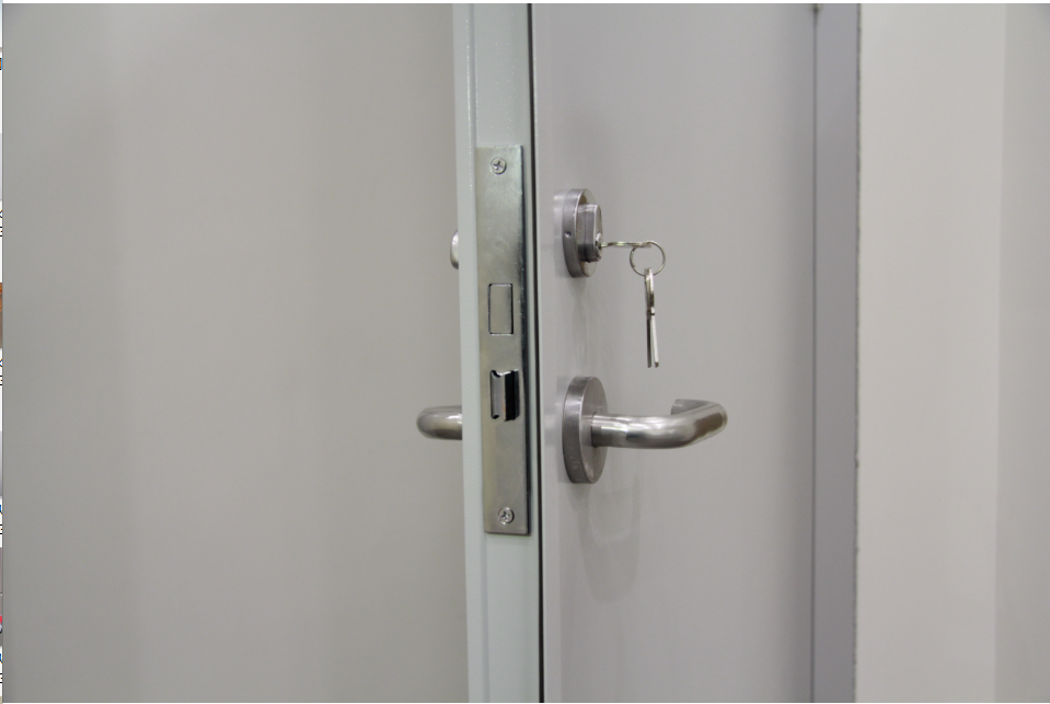 Galvanized Steel Fire Proof Door Fire Resistant Double Fire Rated Door Custom