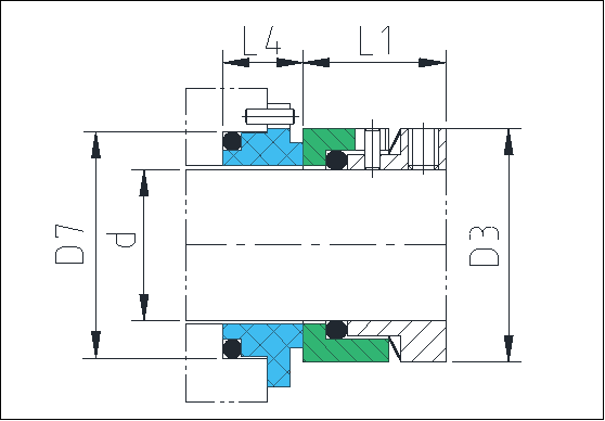 KL-W03 Replace AES W03 Wave Spring Pump Mechanical Seal  SSP SR Water Pump