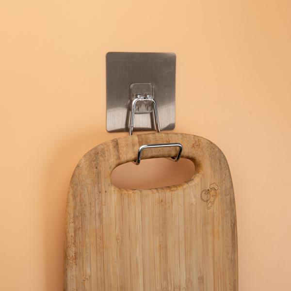 Stainless Steel Bathroom Robe Hook Self Adhesive Curtain Hooks Over Door