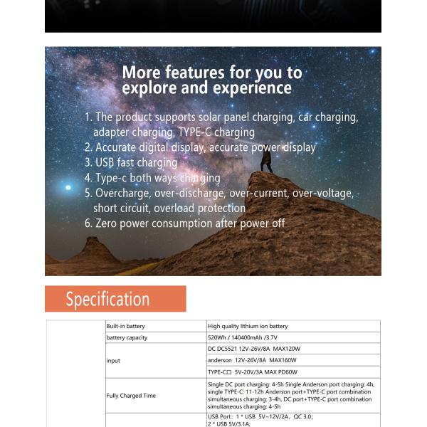 All-in-One Off-Grid Solar Power Generator Smart Renewable Energy Solution MPPT Controller for Home Use Includes External Battery