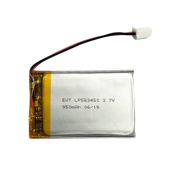 3.7v batterie au lithium polymère 950mah 1000mAh batterie LiPo cellule 583450 603450