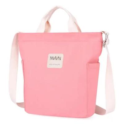 Full Color Custom Summer Canvas Crossbody Messenger Bag With Grommet Handle