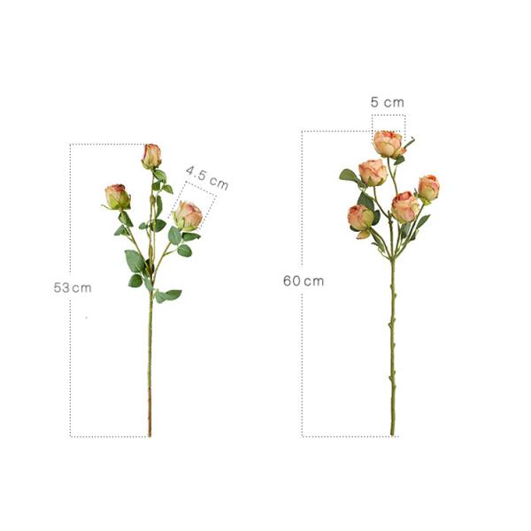 Personalized Artificial Silk Rose Flower Decoration for All Festivals and Celebrations