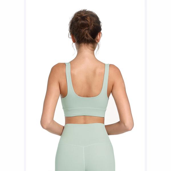 Full Cup Plus Size Moisture Wicking Sports Bra Soft U Neck For Fat Women