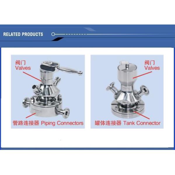 Hygienic Aseptic Connection Stainless Steel Sanitary Fittings From 1