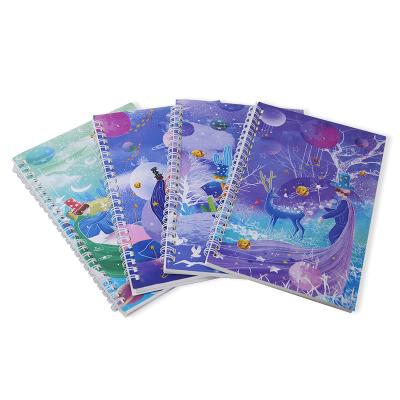 2021 Cute 3D Cartoon Design Diário de capa dura para alunos LOGO Logotipo personalizado