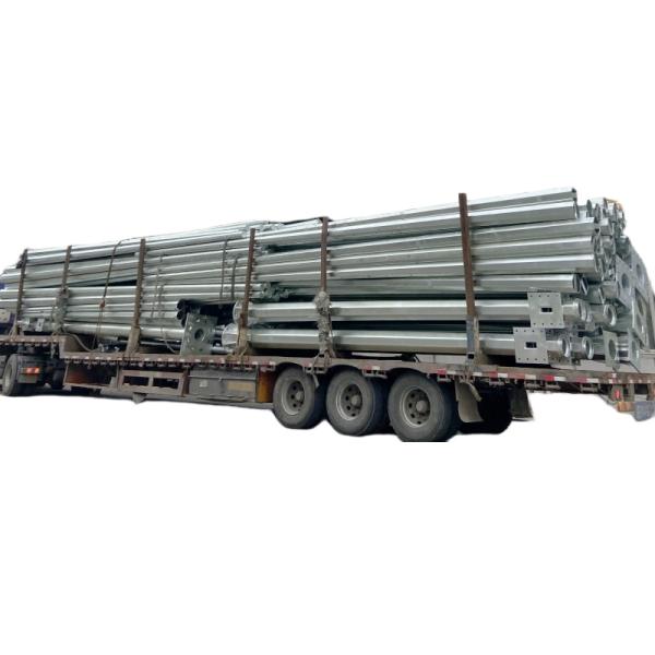 Hongxin 25FT 30FT 35FT 40FT 345Mpa Octagonal Galvanized Steel Metal Power Pole