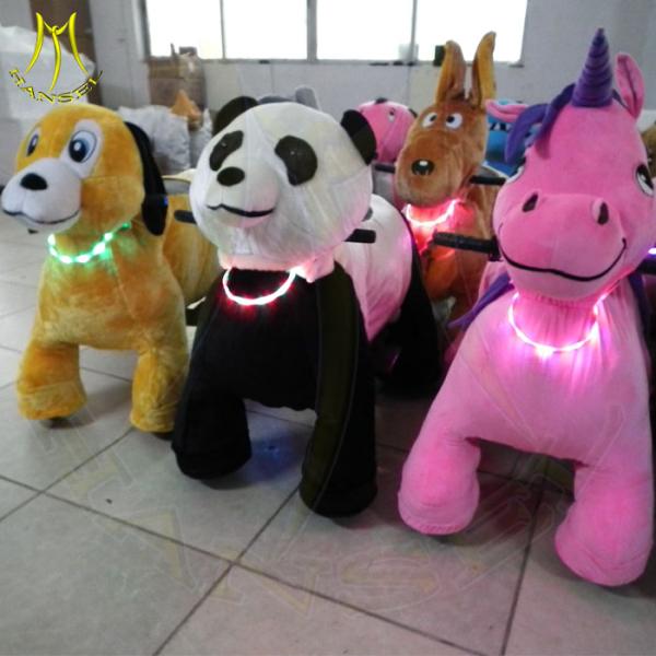 Hansel horse back riding machine ride on toy amusement park rides for rent outdoor park games animal scooters in mall