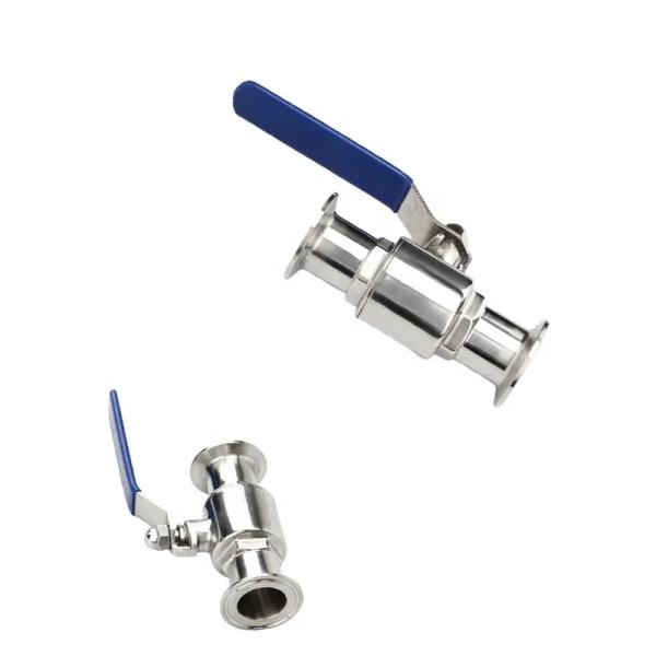 Apoyo OEM SS304 1/4''-4.0'' Homebrew válvula de bola de tri-clamp válvula de acero inoxidable sanitario