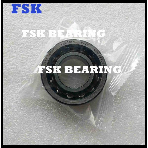 High Precision 7205 BECBP Angular Contact Ball Bearing Single Row Nylon Cage