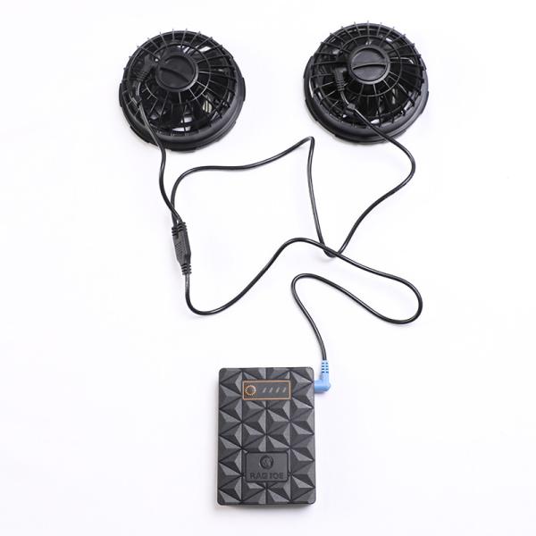 18V High Speed Mobile Warming Heated Coat Battery Fan Kit For Air Conditioned Workwear